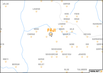 map of Fajī