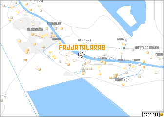 map of Fajjat al ‘Arab