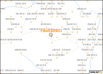 map of Fajnoráci