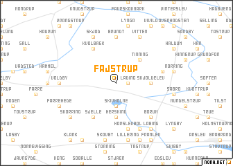 map of Fajstrup