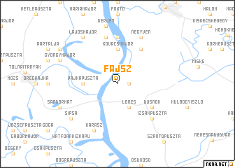 map of Fajsz