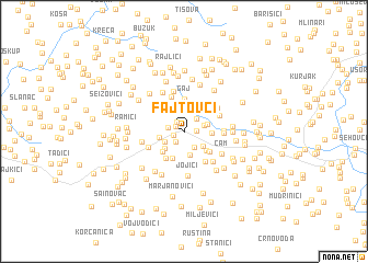 map of Fajtovci