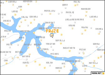 map of Fajzë