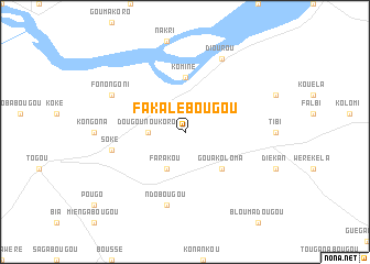 map of Fakalébougou