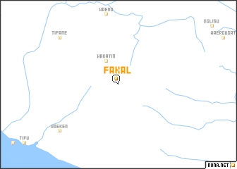 map of Fakal
