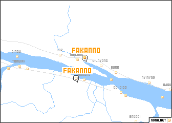 map of Fakanno