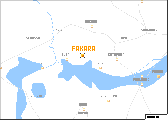 map of Fakara