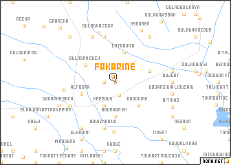 map of Fakarine