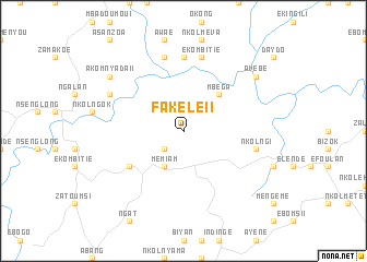 map of Fakélé II