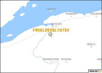 map of Fakel Revolyutsii