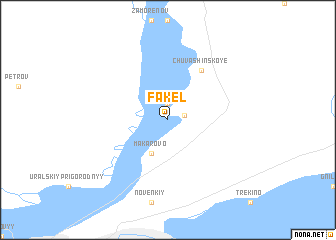 map of Fakel