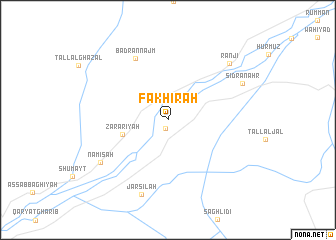 map of Fākhirah