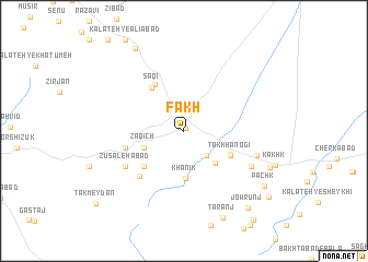 map of Fakh