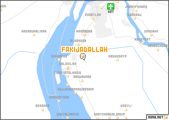 map of Fakī Jād Allāh