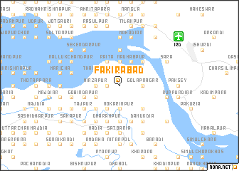 map of Fakirābād