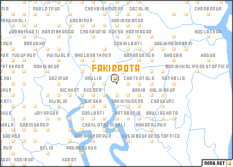 map of Fakirpota