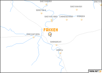map of Fakkeh