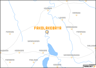 map of Fakolakébaya