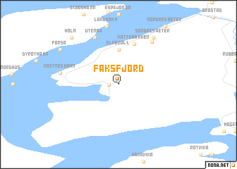 map of Faksfjord