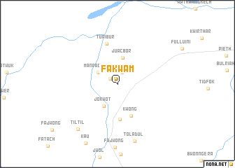 map of Fakwam