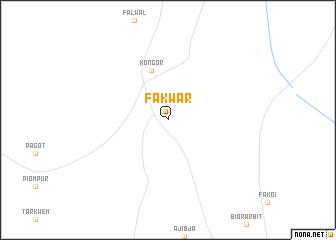 map of Fakwar