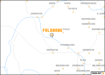 map of Falababe