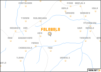 map of Fala Bala