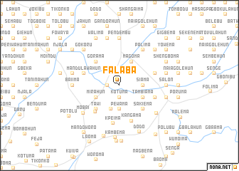 map of Falaba