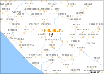 map of Falabli
