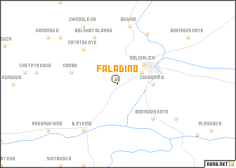 map of Faladino