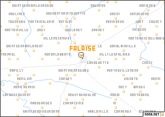 map of Falaise