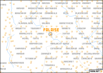 map of Falaise