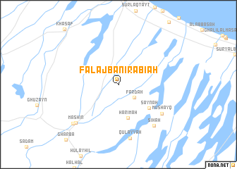 map of Falaj Banī Rabī‘ah