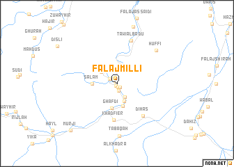 map of Falaj Millī