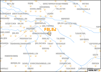 map of Fālāj