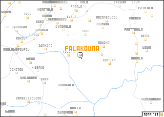 map of Falakouna