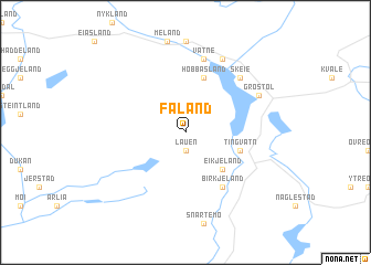 map of Fåland