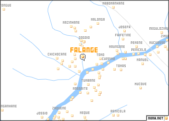 map of Falange