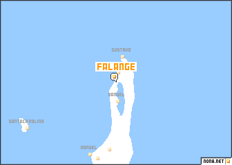 map of Falange