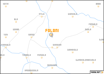 map of Falani