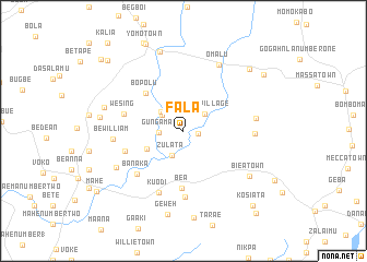 map of Fala