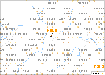 map of Fala