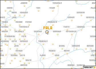 map of Fala