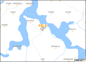 map of Fala
