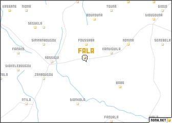 map of Fala
