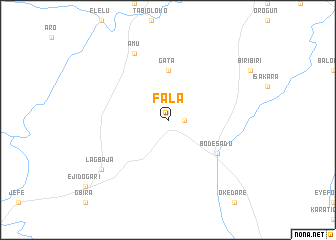 map of Fala