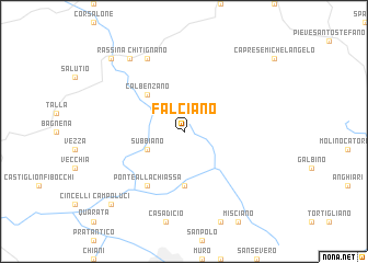 map of Falciano