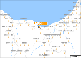 map of Falcone