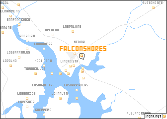 map of Falcon Shores