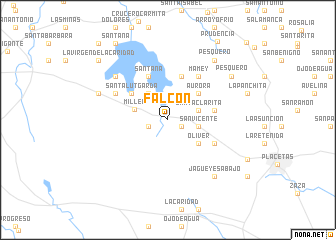 map of Falcón